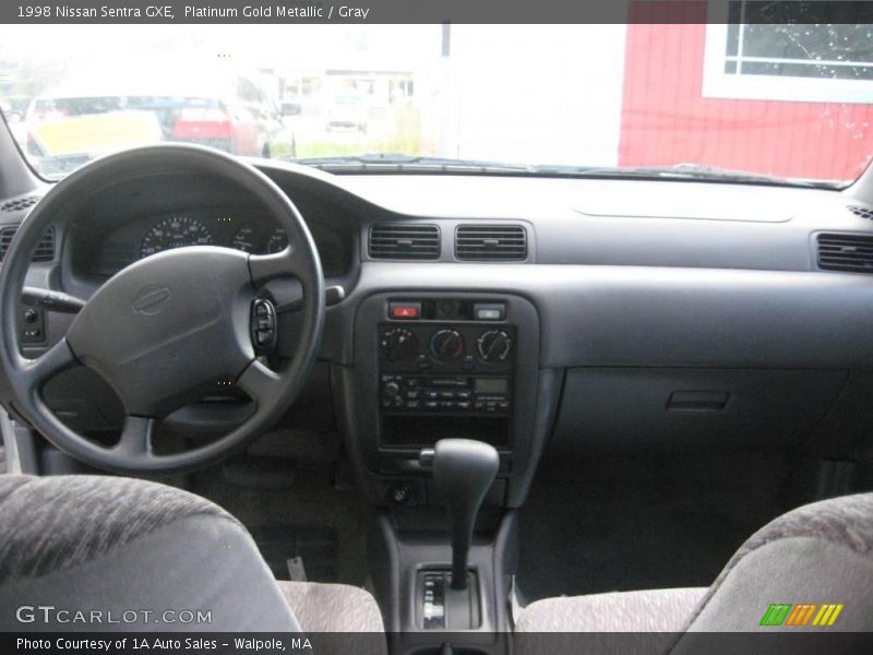Platinum Gold Metallic / Gray 1998 Nissan Sentra GXE