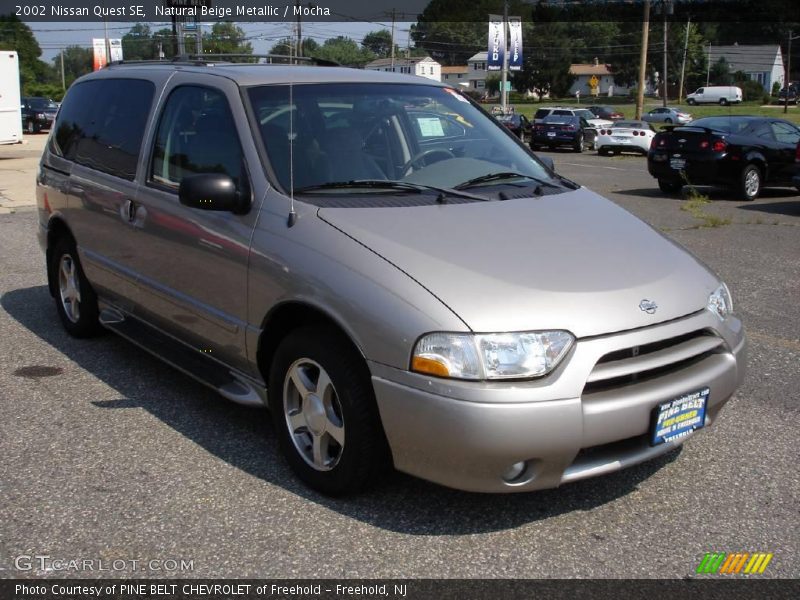 Natural Beige Metallic / Mocha 2002 Nissan Quest SE