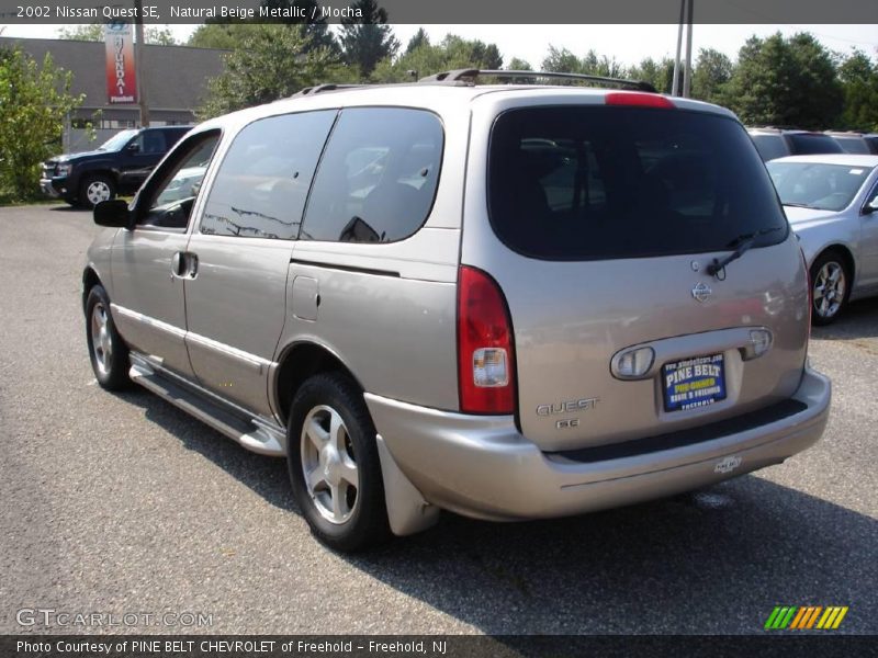 Natural Beige Metallic / Mocha 2002 Nissan Quest SE