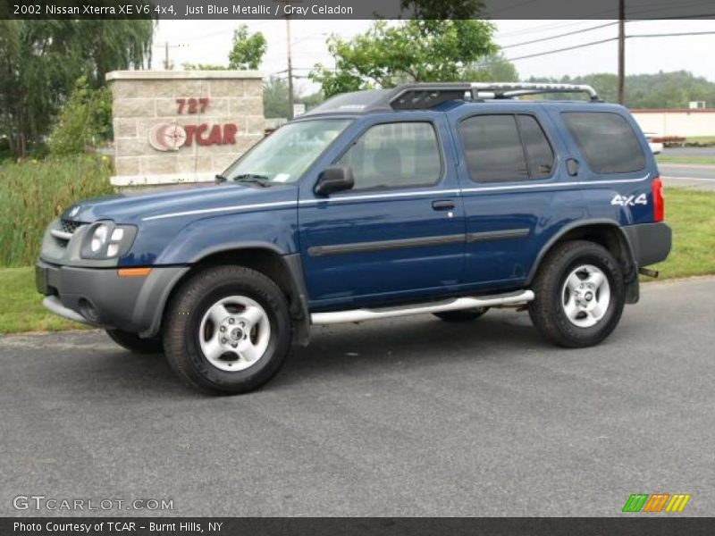 Just Blue Metallic / Gray Celadon 2002 Nissan Xterra XE V6 4x4