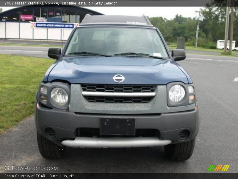 Just Blue Metallic / Gray Celadon 2002 Nissan Xterra XE V6 4x4