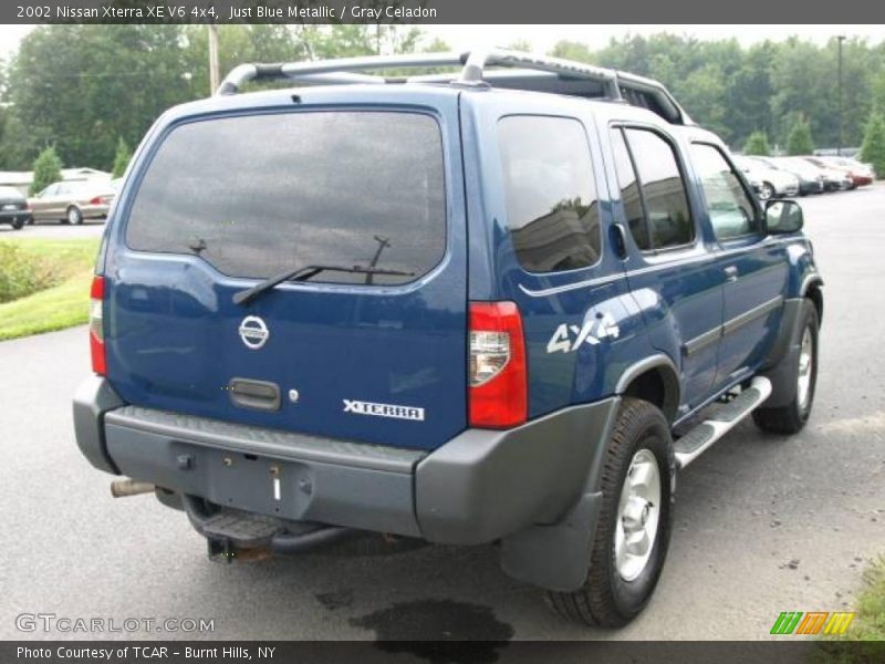 Just Blue Metallic / Gray Celadon 2002 Nissan Xterra XE V6 4x4