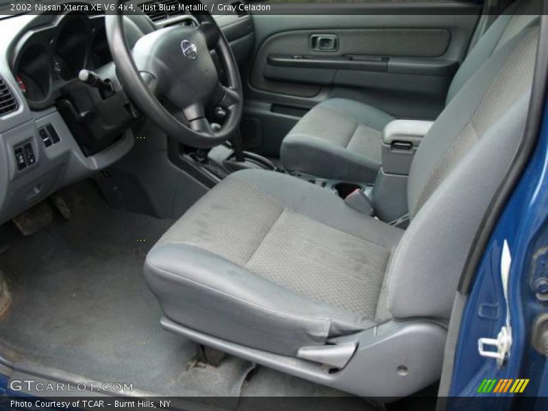 Just Blue Metallic / Gray Celadon 2002 Nissan Xterra XE V6 4x4