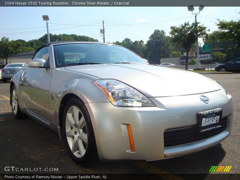 Chrome Silver Metallic / Charcoal 2004 Nissan 350Z Touring Roadster