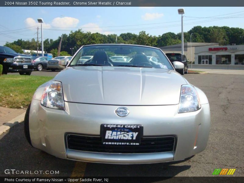 Chrome Silver Metallic / Charcoal 2004 Nissan 350Z Touring Roadster