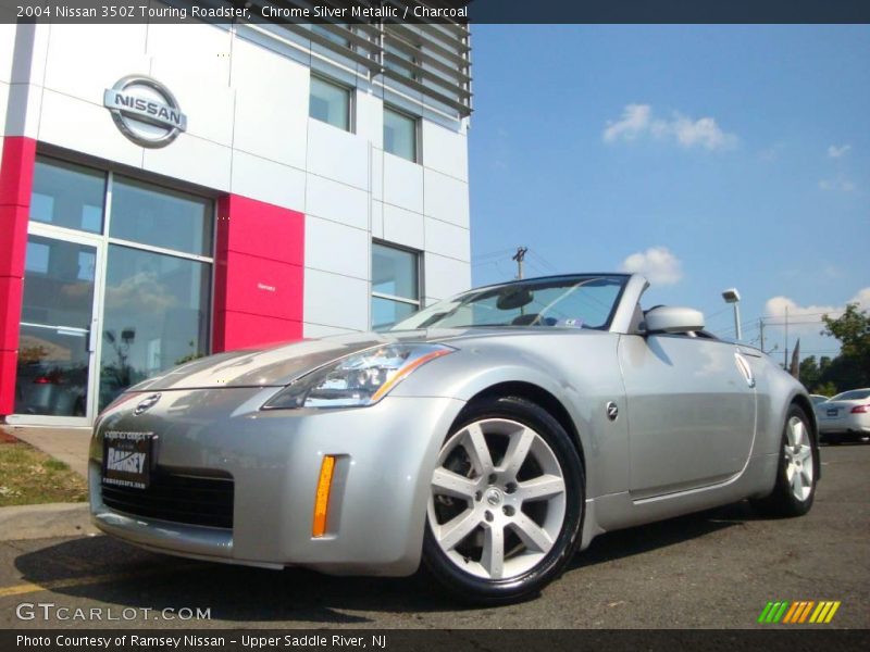 Chrome Silver Metallic / Charcoal 2004 Nissan 350Z Touring Roadster
