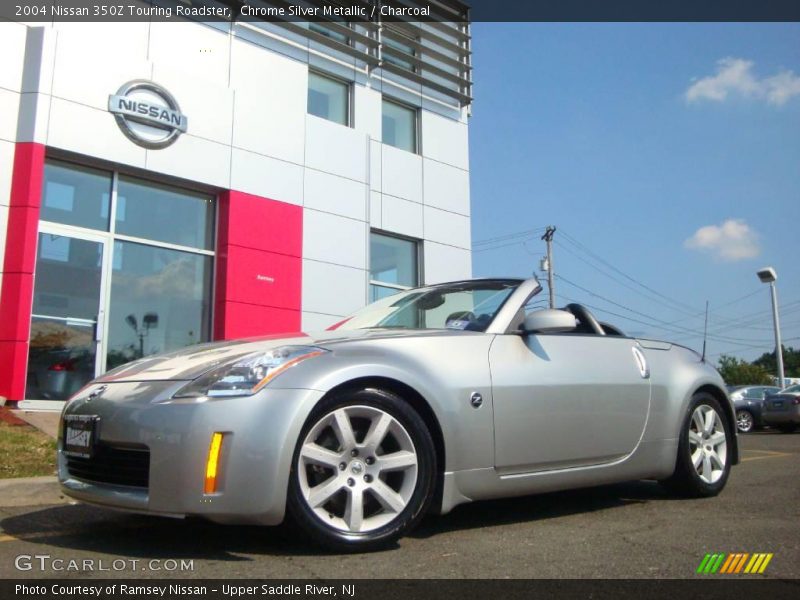 Chrome Silver Metallic / Charcoal 2004 Nissan 350Z Touring Roadster