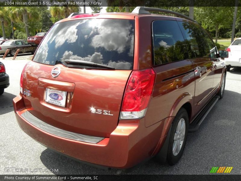 Autumn Red Metallic / Gray 2004 Nissan Quest 3.5 SL