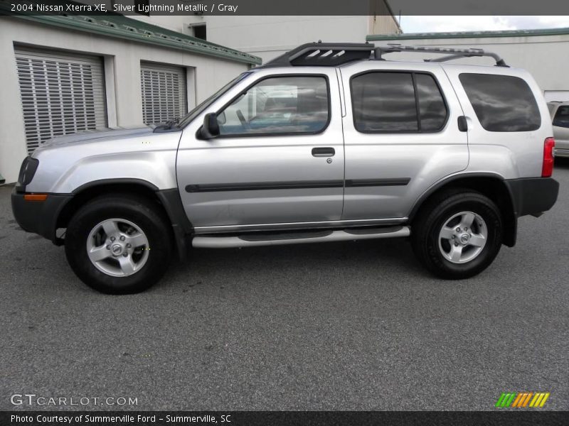 Silver Lightning Metallic / Gray 2004 Nissan Xterra XE