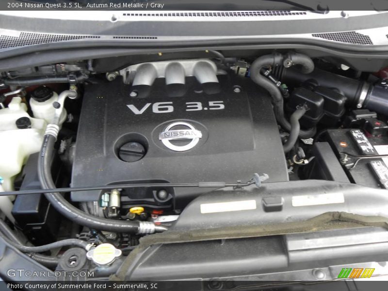 Autumn Red Metallic / Gray 2004 Nissan Quest 3.5 SL