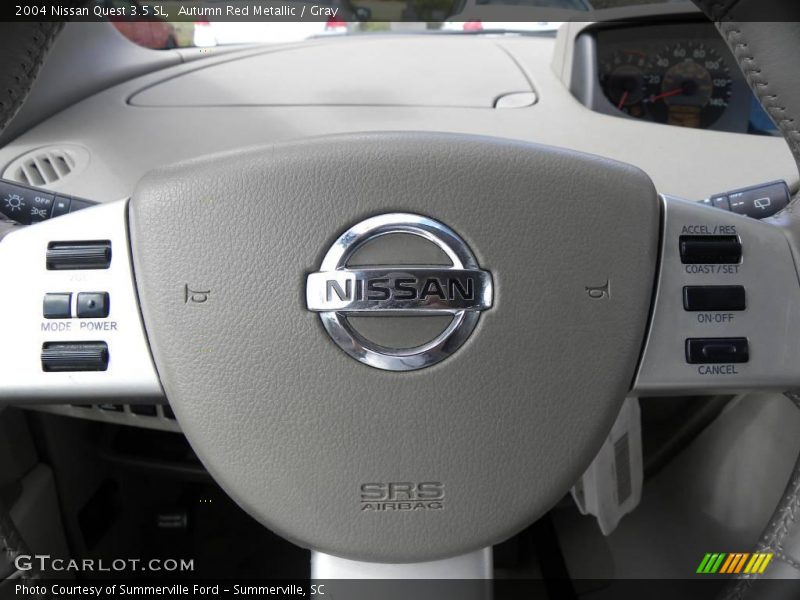 Autumn Red Metallic / Gray 2004 Nissan Quest 3.5 SL