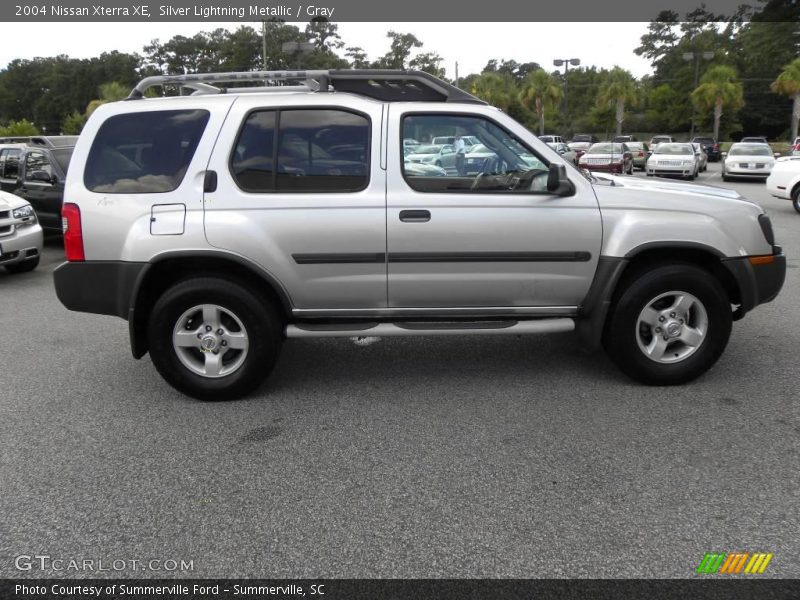 Silver Lightning Metallic / Gray 2004 Nissan Xterra XE