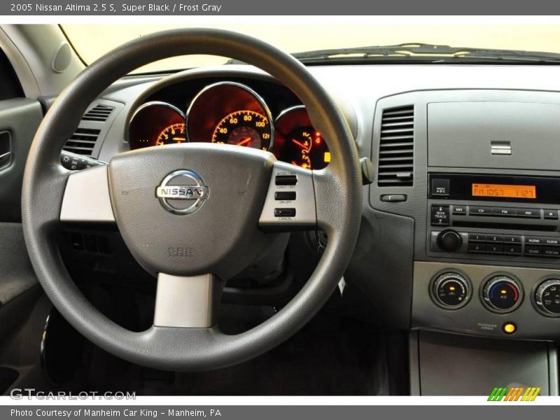 Super Black / Frost Gray 2005 Nissan Altima 2.5 S