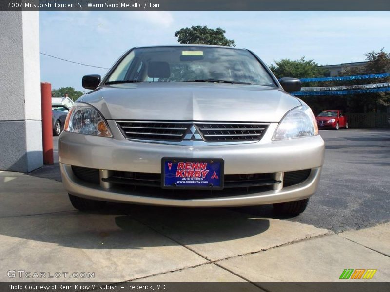 Warm Sand Metallic / Tan 2007 Mitsubishi Lancer ES