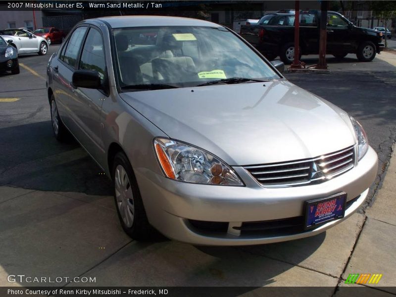 Warm Sand Metallic / Tan 2007 Mitsubishi Lancer ES