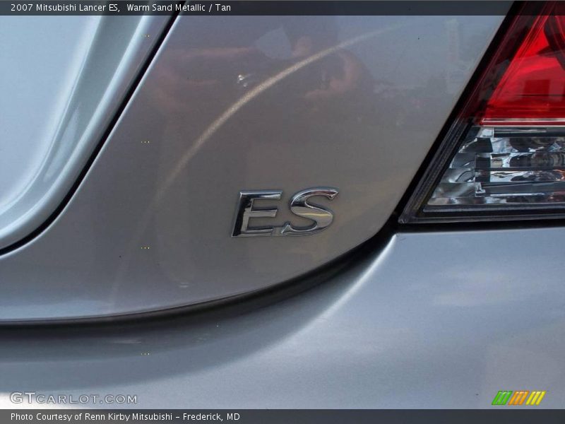 Warm Sand Metallic / Tan 2007 Mitsubishi Lancer ES