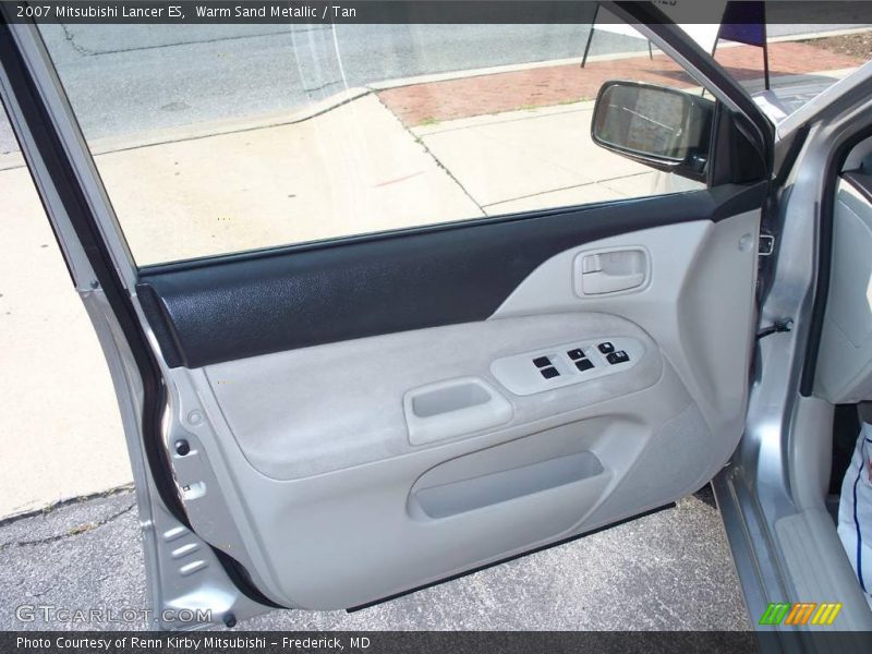 Warm Sand Metallic / Tan 2007 Mitsubishi Lancer ES