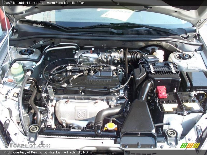 Warm Sand Metallic / Tan 2007 Mitsubishi Lancer ES
