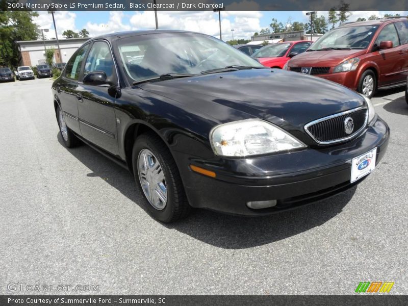 Black Clearcoat / Dark Charcoal 2001 Mercury Sable LS Premium Sedan