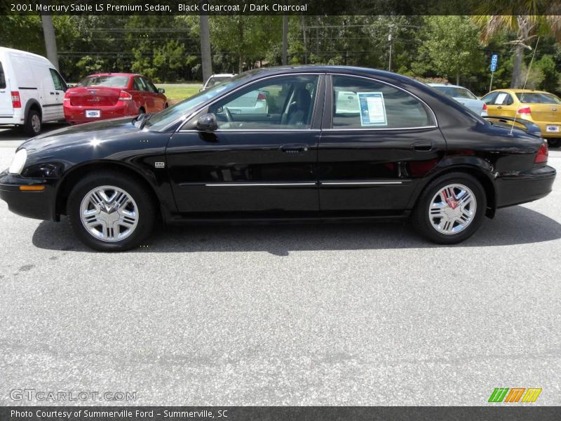 Black Clearcoat / Dark Charcoal 2001 Mercury Sable LS Premium Sedan