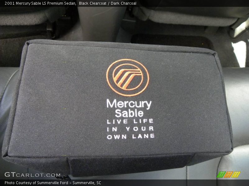 Black Clearcoat / Dark Charcoal 2001 Mercury Sable LS Premium Sedan