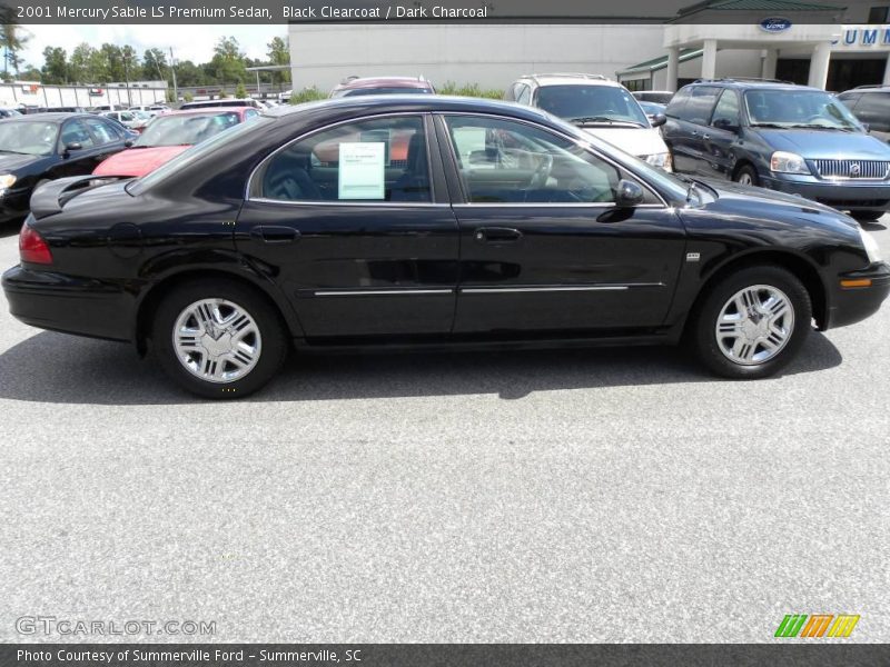 Black Clearcoat / Dark Charcoal 2001 Mercury Sable LS Premium Sedan