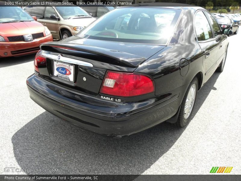 Black Clearcoat / Dark Charcoal 2001 Mercury Sable LS Premium Sedan