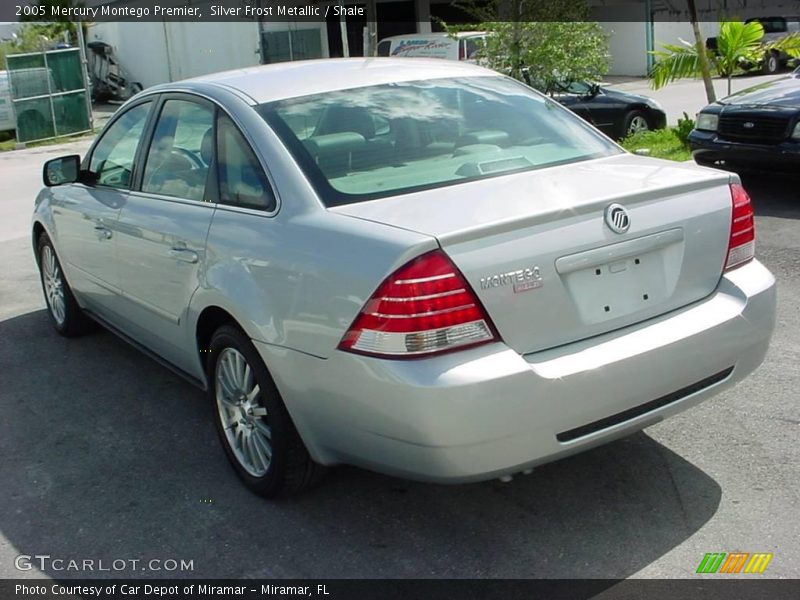 Silver Frost Metallic / Shale 2005 Mercury Montego Premier