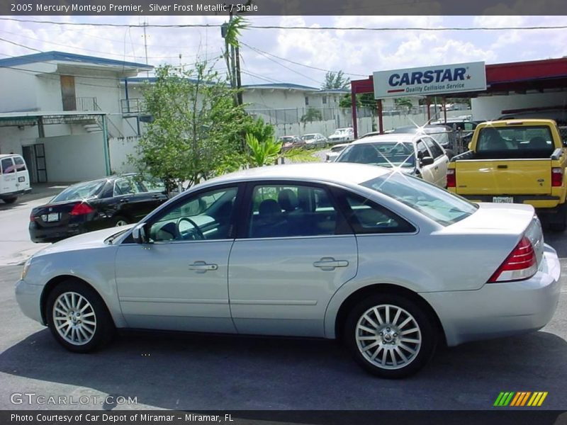 Silver Frost Metallic / Shale 2005 Mercury Montego Premier