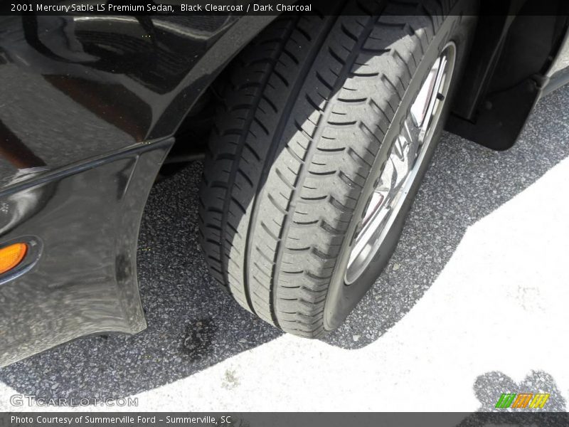 Black Clearcoat / Dark Charcoal 2001 Mercury Sable LS Premium Sedan
