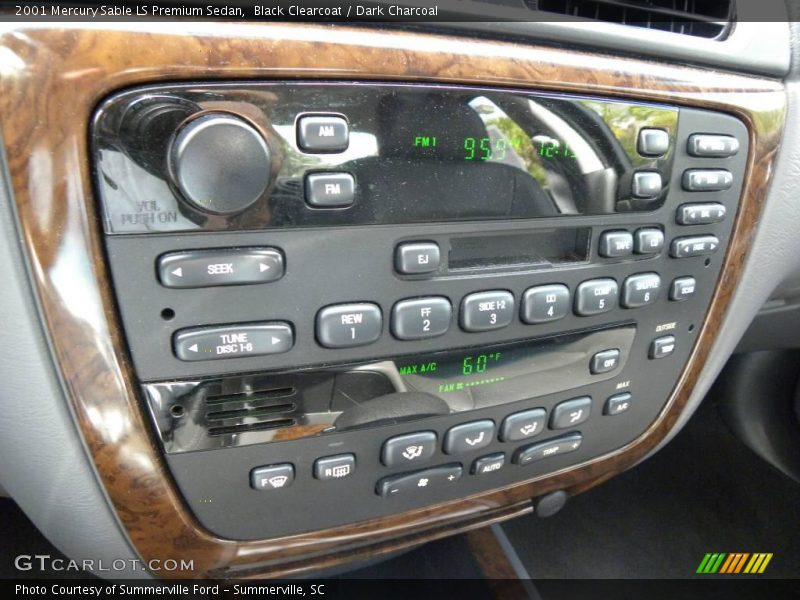 Black Clearcoat / Dark Charcoal 2001 Mercury Sable LS Premium Sedan