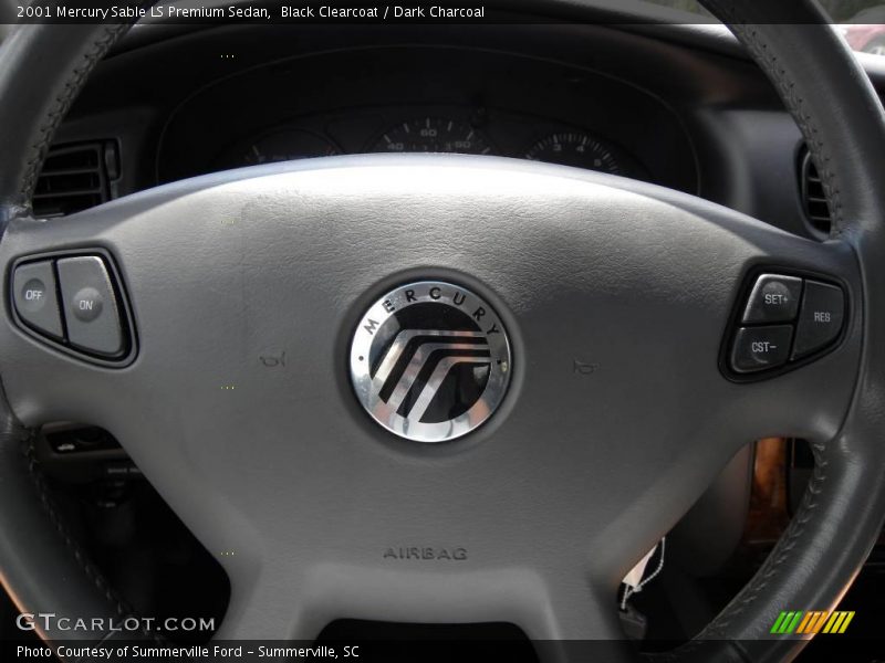 Black Clearcoat / Dark Charcoal 2001 Mercury Sable LS Premium Sedan