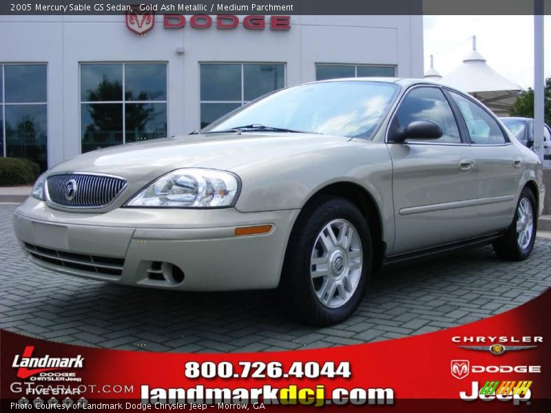 Gold Ash Metallic / Medium Parchment 2005 Mercury Sable GS Sedan