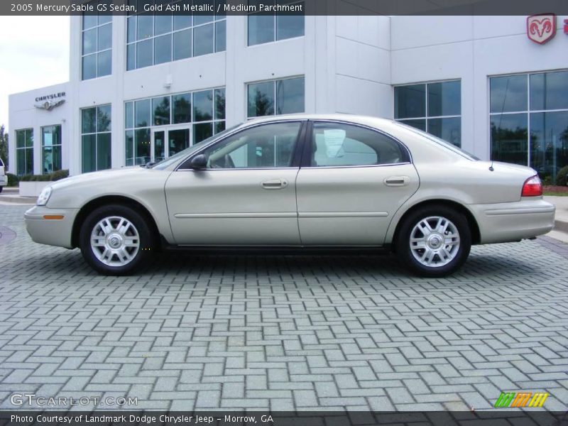 Gold Ash Metallic / Medium Parchment 2005 Mercury Sable GS Sedan