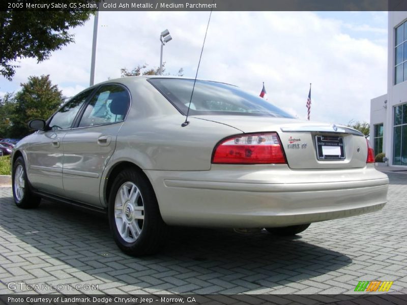 Gold Ash Metallic / Medium Parchment 2005 Mercury Sable GS Sedan