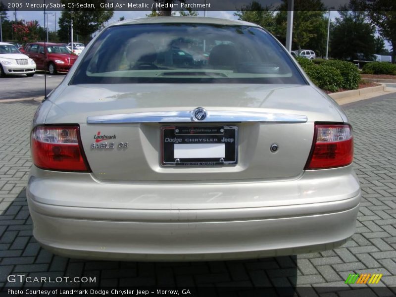 Gold Ash Metallic / Medium Parchment 2005 Mercury Sable GS Sedan
