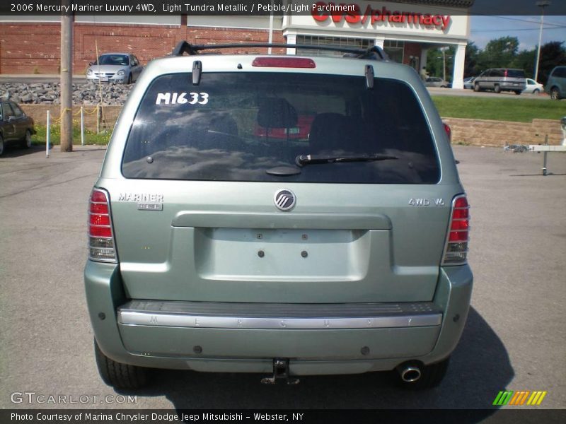 Light Tundra Metallic / Pebble/Light Parchment 2006 Mercury Mariner Luxury 4WD