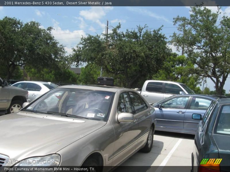 Desert Silver Metallic / Java 2001 Mercedes-Benz S 430 Sedan