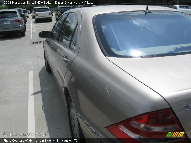 Desert Silver Metallic / Java 2001 Mercedes-Benz S 430 Sedan