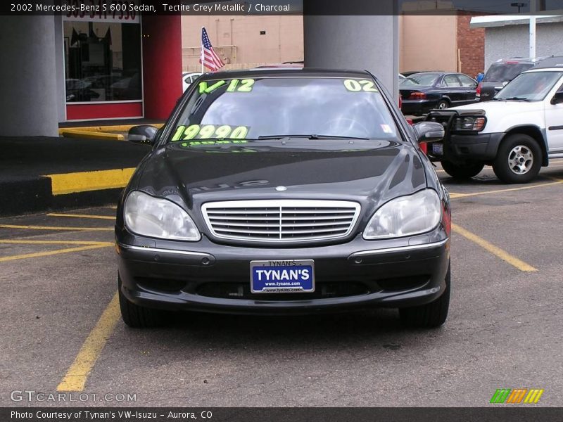 Tectite Grey Metallic / Charcoal 2002 Mercedes-Benz S 600 Sedan