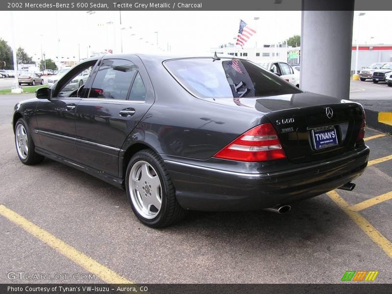 Tectite Grey Metallic / Charcoal 2002 Mercedes-Benz S 600 Sedan