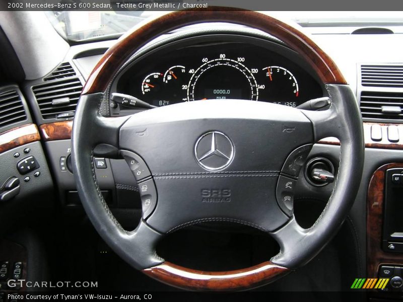 Tectite Grey Metallic / Charcoal 2002 Mercedes-Benz S 600 Sedan
