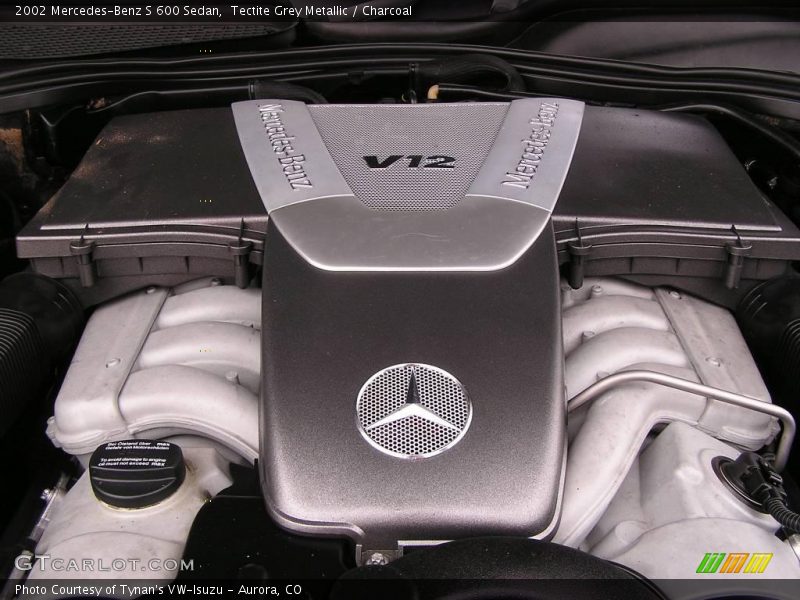 Tectite Grey Metallic / Charcoal 2002 Mercedes-Benz S 600 Sedan