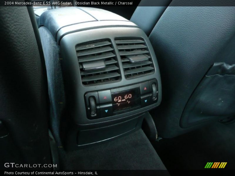 Obsidian Black Metallic / Charcoal 2004 Mercedes-Benz E 55 AMG Sedan