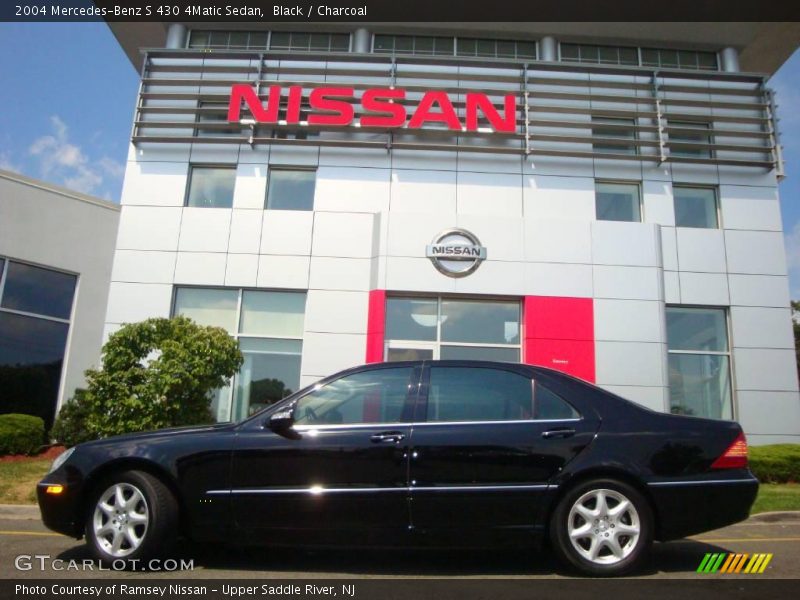 Black / Charcoal 2004 Mercedes-Benz S 430 4Matic Sedan