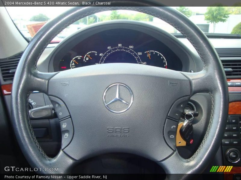Black / Charcoal 2004 Mercedes-Benz S 430 4Matic Sedan