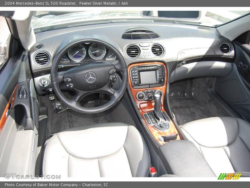 Pewter Silver Metallic / Ash 2004 Mercedes-Benz SL 500 Roadster