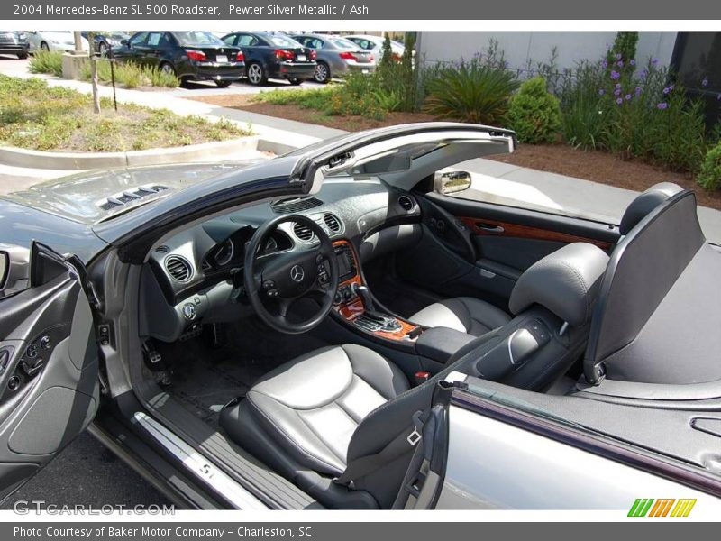 Pewter Silver Metallic / Ash 2004 Mercedes-Benz SL 500 Roadster