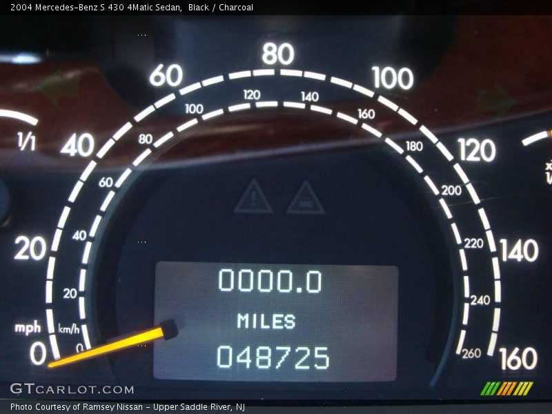Black / Charcoal 2004 Mercedes-Benz S 430 4Matic Sedan