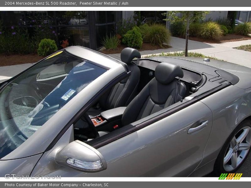 Pewter Silver Metallic / Ash 2004 Mercedes-Benz SL 500 Roadster